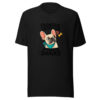 Frenchie Reception Depends On Snacks Graphic Tee mockup 4 Frenchie Reception Depends On Snacks Graphic Tee mockup 4