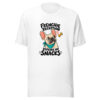 Frenchie Reception Depends On Snacks Graphic Tee mockup 5 Frenchie Reception Depends On Snacks Graphic Tee mockup 5