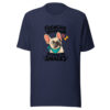 Frenchie Reception Depends On Snacks Graphic Tee mockup 6 Frenchie Reception Depends On Snacks Graphic Tee mockup 6