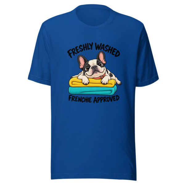 Freshly Washed Frenchie Approved Graphic Tee mockup 3 Freshly Washed Frenchie Approved Graphic Tee mockup 3