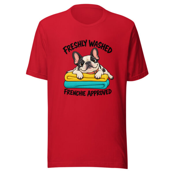 Freshly Washed Frenchie Approved Graphic Tee mockup 8 Freshly Washed Frenchie Approved Graphic Tee mockup 8