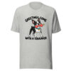 Greetings Come With A Squeaker Graphic Tee mockup 7 Greetings Come With A Squeaker Graphic Tee mockup 7