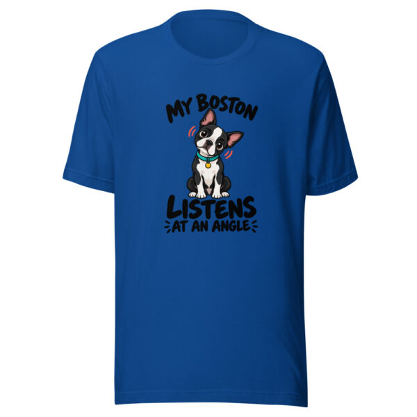 My Boston Listens At An Angle Graphic Tee mockup 3 My Boston Listens At An Angle Graphic Tee mockup 3