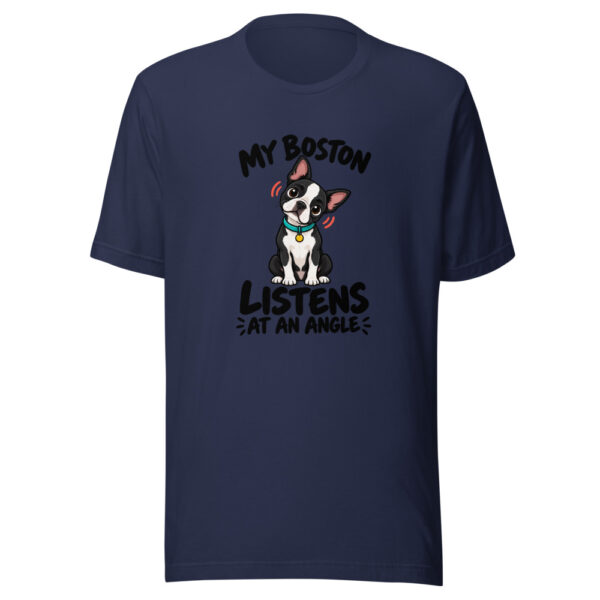 My Boston Listens At An Angle Graphic Tee mockup 6 My Boston Listens At An Angle Graphic Tee mockup 6