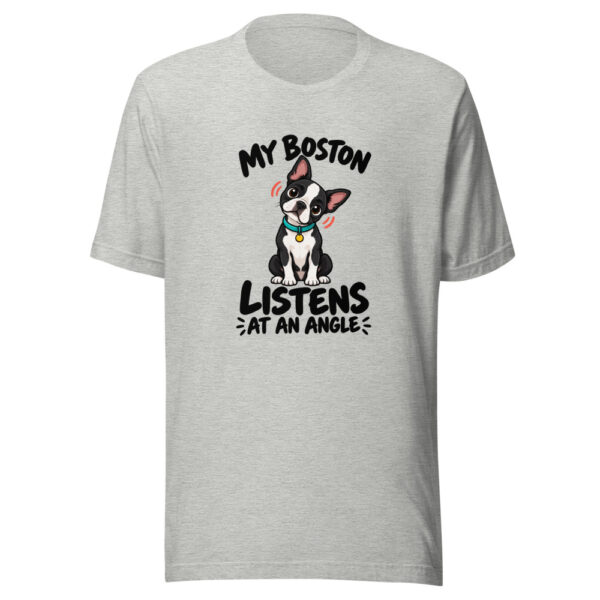 My Boston Listens At An Angle Graphic Tee mockup 7 My Boston Listens At An Angle Graphic Tee mockup 7