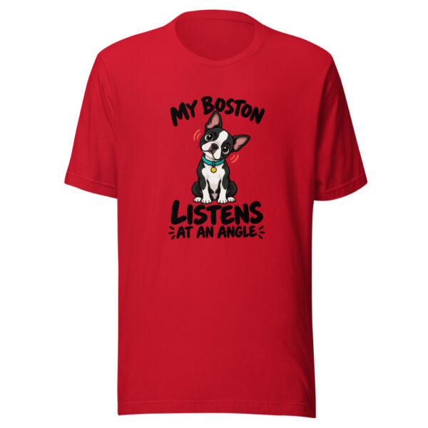 My Boston Listens At An Angle Graphic Tee mockup 8 My Boston Listens At An Angle Graphic Tee mockup 8