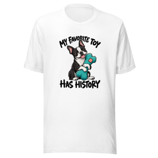 My Favorite Toy Has History Graphic Tee mockup 5 My Favorite Toy Has History Graphic Tee mockup 5