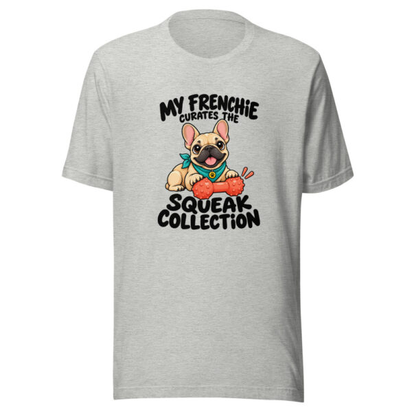 My Frenchie Curates The Squeak Collection Graphic Tee mockup 7 My Frenchie Curates The Squeak Collection Graphic Tee mockup 7