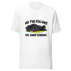 My Pug Follows The Sunny Schedule Graphic Tee mockup 5 My Pug Follows The Sunny Schedule Graphic Tee mockup 5