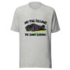 My Pug Follows The Sunny Schedule Graphic Tee mockup 7 My Pug Follows The Sunny Schedule Graphic Tee mockup 7