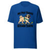 My Pug Tracks Kitchen Traffic Graphic Tee mockup 3