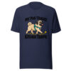 My Pug Tracks Kitchen Traffic Graphic Tee mockup 6