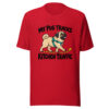 My Pug Tracks Kitchen Traffic Graphic Tee mockup 8