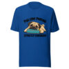 Pug Chin Parking Strictly Enforced Graphic Tee mockup 1 Pug Chin Parking Strictly Enforced Graphic Tee front view