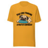 Pug Chin Parking Strictly Enforced Graphic Tee mockup 3 Pug Chin Parking Strictly Enforced Graphic Tee mockup 3