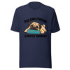 Pug Chin Parking Strictly Enforced Graphic Tee mockup 6 Pug Chin Parking Strictly Enforced Graphic Tee mockup 6