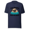 Pug Gravity Keeps Me Seated Graphic Tee mockup 6 Pug Gravity Keeps Me Seated Graphic Tee mockup 6