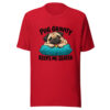 Pug Gravity Keeps Me Seated Graphic Tee mockup 8 Pug Gravity Keeps Me Seated Graphic Tee mockup 8