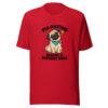 Pug Questions Require A Different Angle Graphic Tee mockup 8 Pug Questions Require A Different Angle Graphic Tee mockup 8