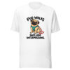 Pug Walks Include Intermissions Graphic Tee mockup 5 Pug Walks Include Intermissions Graphic Tee mockup 5