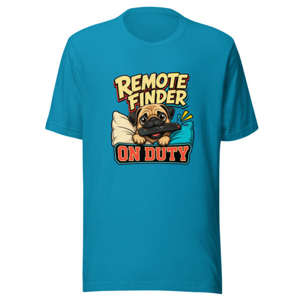 Remote Finder On Duty Dog-owner-humor Graphic Tee mockup 2 Remote Finder On Duty Dog-owner-humor Graphic Tee mockup 2