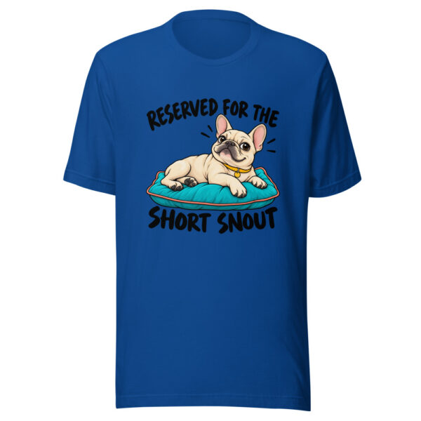 Reserved For The Short Snout Graphic Tee mockup 1 Reserved For The Short Snout Graphic Tee front view