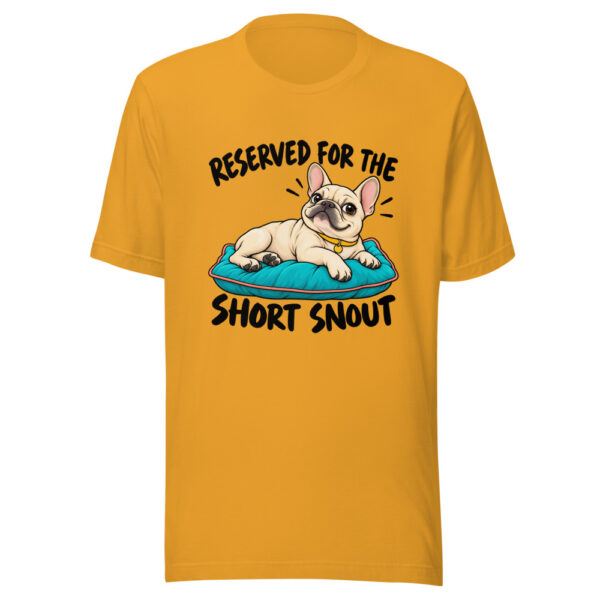 Reserved For The Short Snout Graphic Tee mockup 3 Reserved For The Short Snout Graphic Tee mockup 3