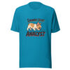 Sidewalk Scent Analyst Dog-walk-humor Graphic Tee mockup 1 Sidewalk Scent Analyst Dog-walk-humor Graphic Tee front view