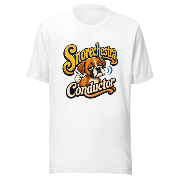Snorechestra Conductor Graphic Tee mockup 5