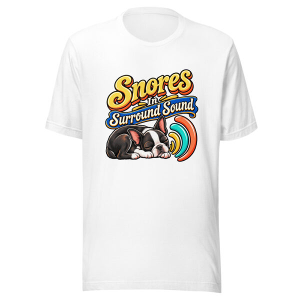 Snores In Surround Sound Surround-sound-snorts Graphic Tee mockup 5 Snores In Surround Sound Surround-sound-snorts Graphic Tee mockup 5