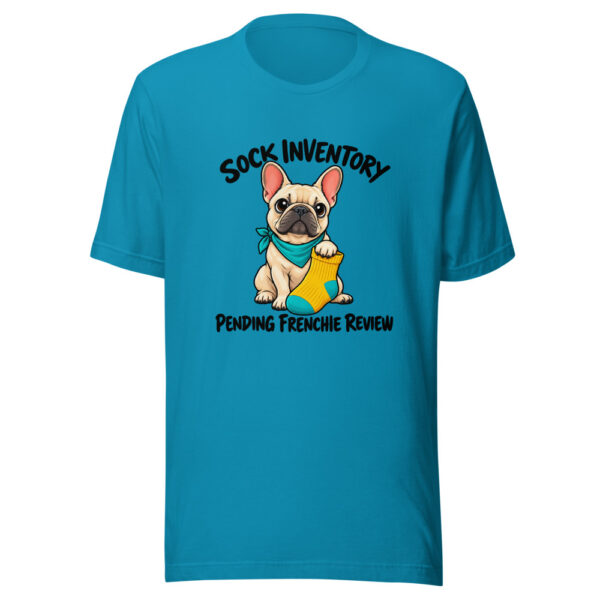 Sock Inventory Pending Frenchie Review Graphic Tee mockup 2 Sock Inventory Pending Frenchie Review Graphic Tee mockup 2