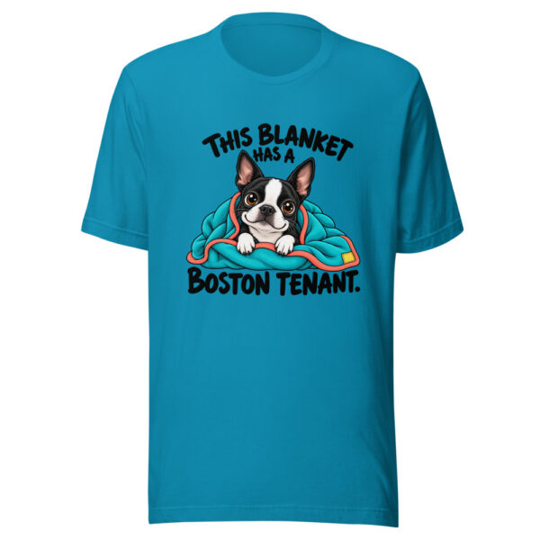 This Blanket Has A Boston Tenant Graphic Tee mockup 2 This Blanket Has A Boston Tenant Graphic Tee mockup 2