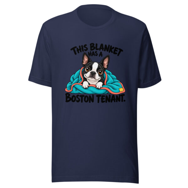 This Blanket Has A Boston Tenant Graphic Tee mockup 6 This Blanket Has A Boston Tenant Graphic Tee mockup 6