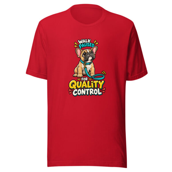 Walk Paused For Quality Control Frenchie-walk-inspection Graphic Tee mockup 8 Walk Paused For Quality Control Frenchie-walk-inspection Graphic Tee mockup 8