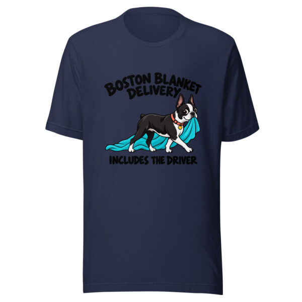 Boston Blanket Delivery Includes The Driver Graphic Tee mockup 6 Boston Blanket Delivery Includes The Driver Graphic Tee mockup 6