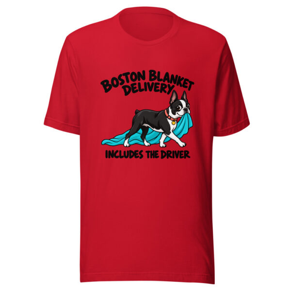 Boston Blanket Delivery Includes The Driver Graphic Tee mockup 8 Boston Blanket Delivery Includes The Driver Graphic Tee mockup 8