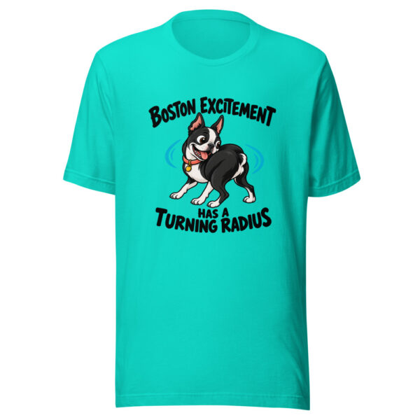 Boston Excitement Has A Turning Radius Graphic Tee mockup 3 Boston Excitement Has A Turning Radius Graphic Tee mockup 3