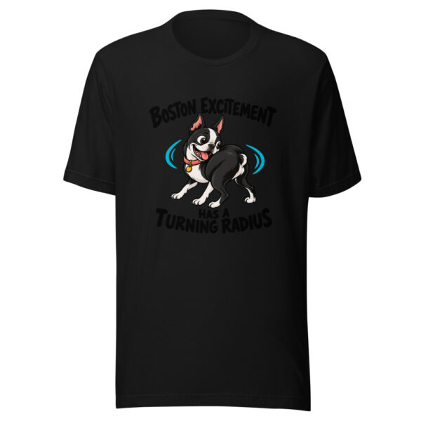 Boston Excitement Has A Turning Radius Graphic Tee mockup 4 Boston Excitement Has A Turning Radius Graphic Tee mockup 4