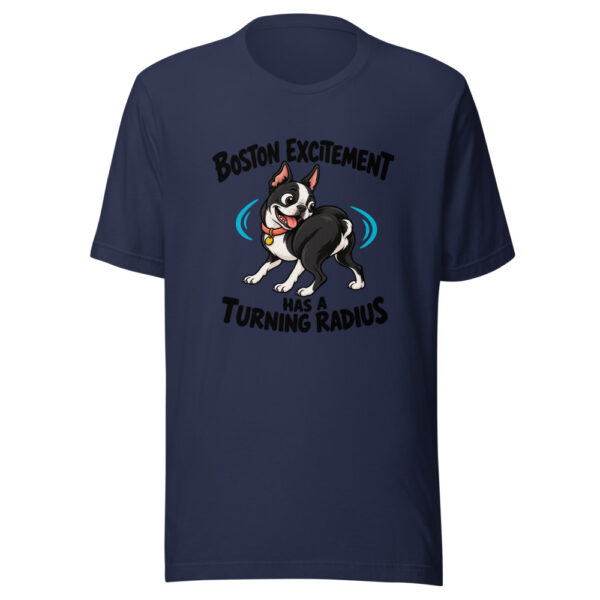 Boston Excitement Has A Turning Radius Graphic Tee mockup 6 Boston Excitement Has A Turning Radius Graphic Tee mockup 6