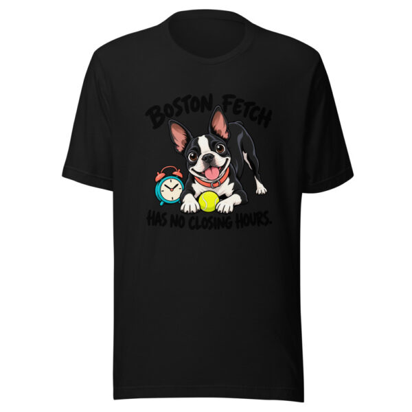 Boston Fetch Has No Closing Hours Graphic Tee mockup 4 Boston Fetch Has No Closing Hours Graphic Tee mockup 4