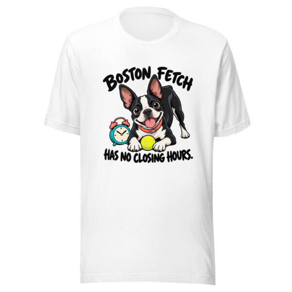 Boston Fetch Has No Closing Hours Graphic Tee mockup 5 Boston Fetch Has No Closing Hours Graphic Tee mockup 5