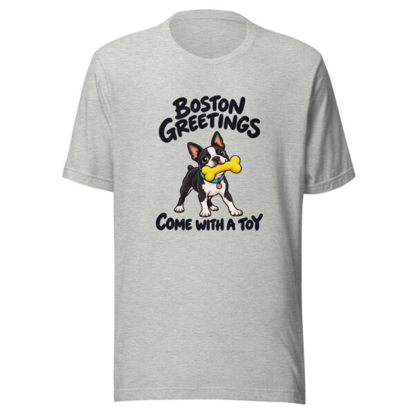 Boston Greetings Come With A Toy Graphic Tee mockup 7 Boston Greetings Come With A Toy Graphic Tee mockup 7