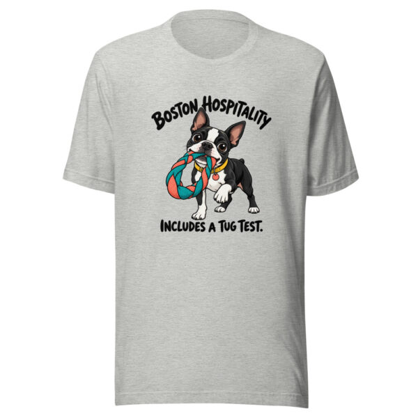 Boston Hospitality Includes A Tug Test Graphic Tee mockup 7