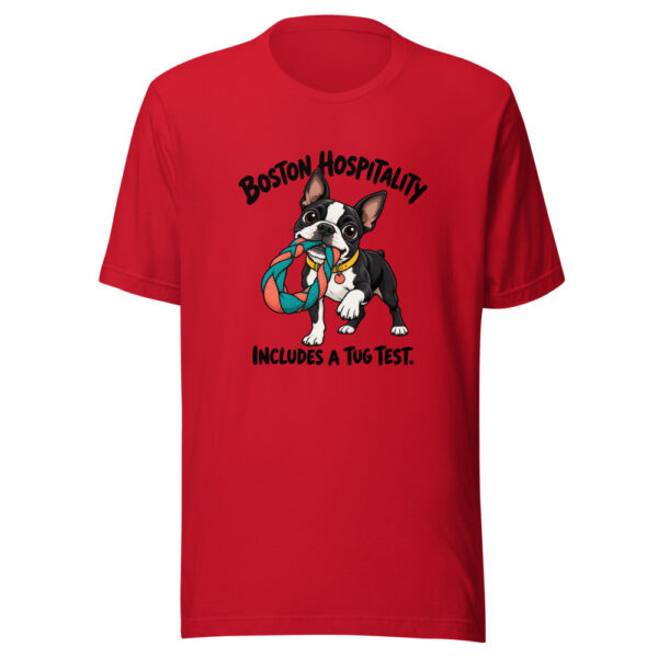 Boston Hospitality Includes A Tug Test Graphic Tee mockup 8
