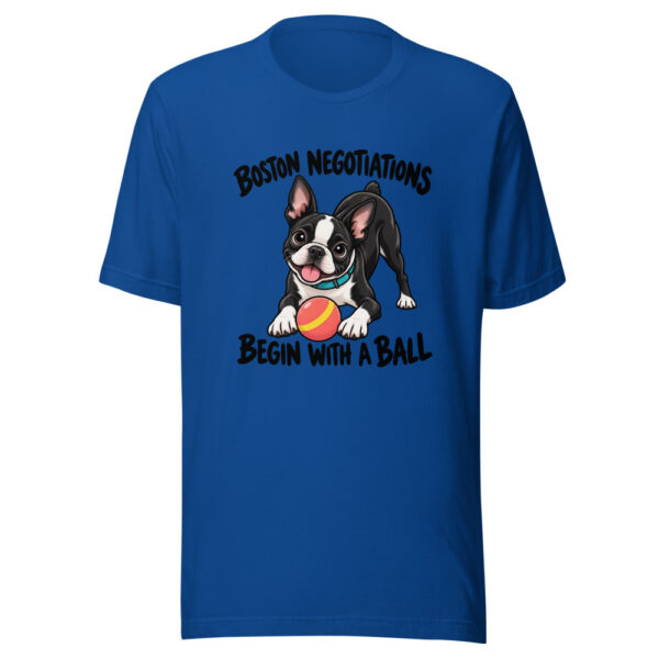 Boston Negotiations Begin With A Ball Graphic Tee mockup 1 Boston Negotiations Begin With A Ball Graphic Tee front view