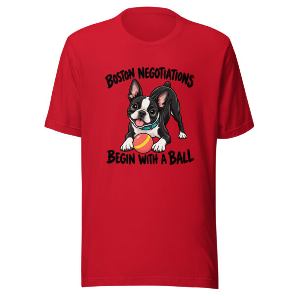 Boston Negotiations Begin With A Ball Graphic Tee mockup 8 Boston Negotiations Begin With A Ball Graphic Tee mockup 8