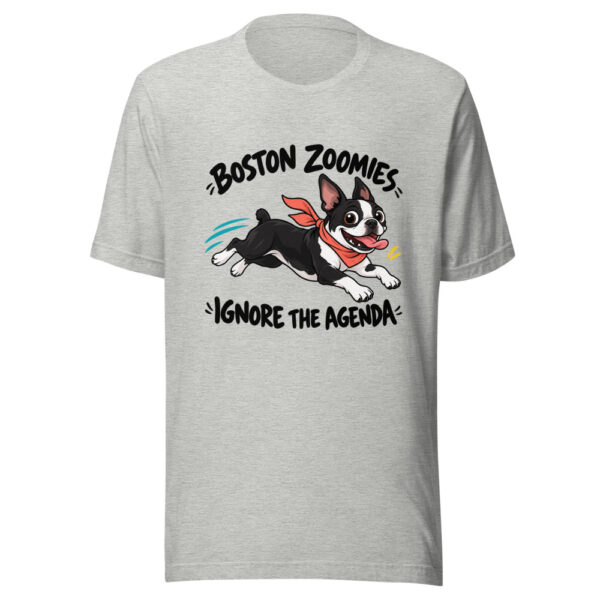 Boston Zoomies Ignore The Agenda Graphic Tee mockup 7
