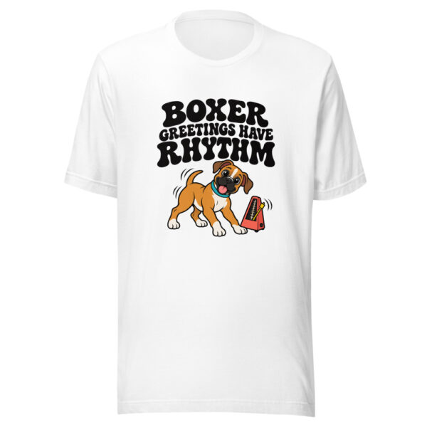 Boxer Greetings Have Rhythm Graphic Tee front view
