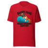 Boxer Hugs Require Structural Support Graphic Tee mockup 8