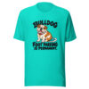 Bulldog Foot Parking Is Permanent Graphic Tee mockup 1 Bulldog Foot Parking Is Permanent Graphic Tee front view